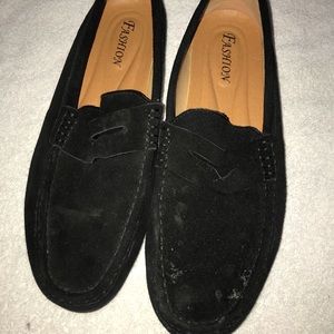 Mens Black Loafers Size 45